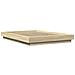 Giroletto Luci Led Rovere Sonoma 140x190 Cm Legno Multistrato - Foto miniatura 3