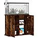 Supporto Acquario 81x36x73 cm in Legno Multistrato Rovere Fumo - Foto miniatura 3