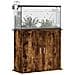 Supporto Acquario 81x36x73 cm in Legno Multistrato Rovere Fumo - Foto miniatura 4