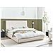 Letto Contenitore Tessuto Campagne 160 X 200 Cm Beige Chiaro - Foto miniatura 1