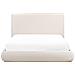 Letto Contenitore Tessuto Campagne 160 X 200 Cm Beige Chiaro - Foto miniatura 3
