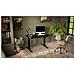 Scrivania con regolazione elettrica dell'altezza MOON 121x67x72-120 nero - Foto miniatura 3