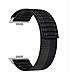 Cinturino In Nylon Con Motivo A Onde Per Huawei Watch Fit 4 Pro Black - Foto miniatura 3