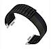 Cinturino In Nylon Con Motivo A Onde Per Huawei Watch Fit 4 Pro Black - Foto miniatura 4