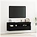 Armadi per TV  con luci LED 2 pcs Nero Rovere 60x30x40 cm - Foto miniatura 5