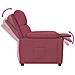 Poltrona Reclinabile in Tessuto Rosso Vino - Foto miniatura 7