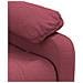 Poltrona Reclinabile in Tessuto Rosso Vino - Foto miniatura 8