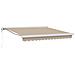Tenda Retrattile Automatica Beige 350x250 cm, Tela di Ricambio per Tenda  per Telaio 3,5x2,5 m Beige - Foto miniatura 1