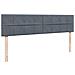 Struttura Letto Pouf con Materassi 200x200 cm Velluto - Foto miniatura 8