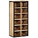 Mobile per scarpe 50x30x110 cm Legno massello - Foto miniatura 3