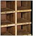 Mobile per scarpe 50x30x110 cm Legno massello - Foto miniatura 8