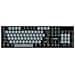 Tastiera Gaming Compatibile Con Logitech, Cablata Retroilluminata Sensazione Meccanica Grey+black - Foto miniatura 1