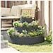 Vaso da giardino Antracite 90 x 90 x 20 cm Acciaio - Foto miniatura 4