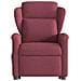 Poltrona Alzapersona Reclinabile Elettrica Rosso Vino Tessuto - Foto miniatura 5