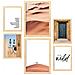 Set Di 6 Stampe Immagini Del Deserto Del Marocco, Stampe Artistiche Da Parete, Poster, Decorazioni, Design D'interni, Galleria D'arte A3 & A4 Telaio In Legno Chiaro - Foto miniatura 1
