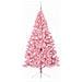 Albero di Natale artificiale con luci integrate Rosa 240 cm PVC - Foto miniatura 3