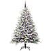 Albero di Natale artificiale preilluminato con set di palline - Foto miniatura 3