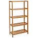 BAMBOO SHELF Scaffale in bambù naturale con 5 ripiani - Foto miniatura 1