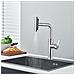 Rubinetto per lavello da cucina, Blackswan, tipo M359, modello nichelato, con doccia mobile a 4 vie, misura 33,5 cm - Foto miniatura 3