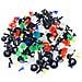 Set Di Rivetti Universali Per Auto - 200 Pezzi | Materiale Plastico, Multicolore, Lunghezza 1-4 Cm | Per Interni, Carrozzeria, Tuning - Foto miniatura 8