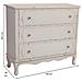 Comò In Legno Anticato Con 3 Cassetti 100 X 38 X 87h Cm - Foto miniatura 4