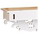 Mensola In Legno Bianco 78x20x23h Cm - Foto miniatura 8