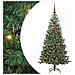 Albero di Natale con 150 LED con supporto Verde 120 cm PVC - Foto miniatura 1