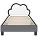 Struttura letto bambini con testata Grigio Chiaro 90 x 200 cm - Foto miniatura 5