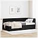 Struttura Letto Angolare con Materasso 2 pcs Nero Velluto - Foto miniatura 2