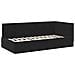 Struttura Letto Angolare con Materasso 2 pcs Nero Velluto - Foto miniatura 6