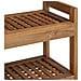 Mensola da bagno Naturale 45 x 30 x 45 cm Legno di teak solido - Foto miniatura 6