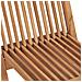 Set Bistro da Giardino 3 pcs Naturale Legno di teak solido - Foto miniatura 7