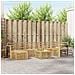 Set di divani da esterno 8 pcs Bianco 59 x 59 x 37 cm - Foto miniatura 2