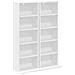 Mobile per CD 2 pz Bianco 33 x 23,5 x 97,5 cm - Foto miniatura 1