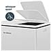Pattumiera A Pedale Da Cucina In Acciaio Inox, 2x30l, Bianco - Foto miniatura 6
