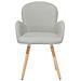 Sedia Grigia Con Design Moderno - Sedie Da Pranzo Imbottite - Brookville - Foto miniatura 32