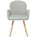 Sedia Grigia Con Design Moderno - Sedie Da Pranzo Imbottite - Brookville - Foto miniatura 38