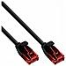Kab ® Slim Patch Cable, U / utp, Cat. 6, black, 0,3m - Foto miniatura 1