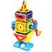Costruzioni Magnetiche 3d Gioco Calamitato 45 Pezzi Robot - Foto miniatura 5