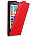 Custodia Compatibile Con Nokia Lumia 630 / 635 In Rosso Mela - Coperchio Protettivo In Design Flip Con Chiusura Magnetica - Foto miniatura 1