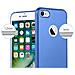 Custodia Compatibile Con Apple Iphone 7 / 7s / 8 / Se 2020 In Blu Metallico - Coperchio Protettivo In Silicone Tpu Flessibile - Foto miniatura 6