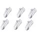 Everyday Lightweight No-show Calzini, Pacco Da 6, Unisex - Adulto, Bianco / nero, M - Foto miniatura 1