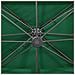Ombrellone a Sbalzo con Doppia Copertura 400x300 cm Verde - Foto miniatura 3