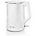 Bollitore K15dww Elettrico, 2200 W, 1,5 L, Plastica + Metallo, Base Girevole A 360°, Bianco - Foto miniatura 5