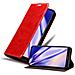 Custodia Compatibile Con Honor 8a 2020 In Rosso Mela - Coperchio Protettiva Con Chiusura Magnetica, Funzione Stand E Tasca Per Le Carte - Foto miniatura 1