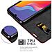 Custodia Compatibile Con Honor 8a 2020 In Rosso Mela - Coperchio Protettiva Con Chiusura Magnetica, Funzione Stand E Tasca Per Le Carte - Foto miniatura 5