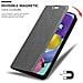 Custodia Compatibile Con Samsung Galaxy A51 4g / M40s In Grigio Titanio - Coperchio Protettiva Con Chiusura Magnetica, Funzione Stand E Tasca Per Le Carte - Foto miniatura 7