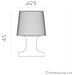 Lampada Da Tavolo Carmen 45 Da Interni Cálida Bianco 2700k - 3000k 450xø290 Mm Pe - Foto miniatura 1