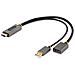 Cavo adattatore da HDMI a DisplayPort da 30 cm - Convertitore attivo da HDMI 2.0 a DP 1.2 da 4K 60Hz, HDR - Adattatore HDMI alimentato tramite bus USB - Da notebook /PC HDMI a monitor DisplayPort - Foto miniatura 1