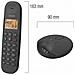 Telefono Fisso Logicom Dect Iloa 155t Solo Nero - Foto miniatura 5